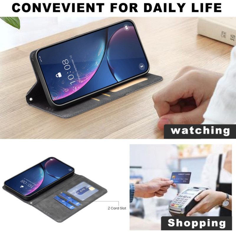 Folio-hoesje Samsung Galaxy S25 5g Edge Geometrisch Patroon Bescherming Hoesje