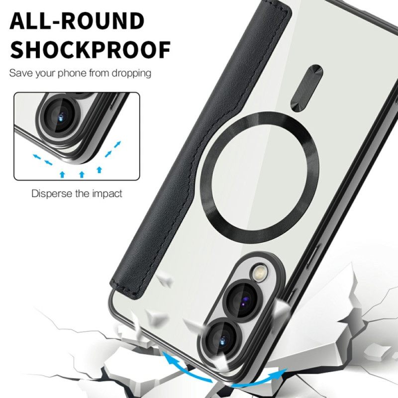 Folio-hoesje Samsung Galaxy S25 5g Edge Magsafe-compatibel Met Rfid-blokkering Bescherming Hoesje