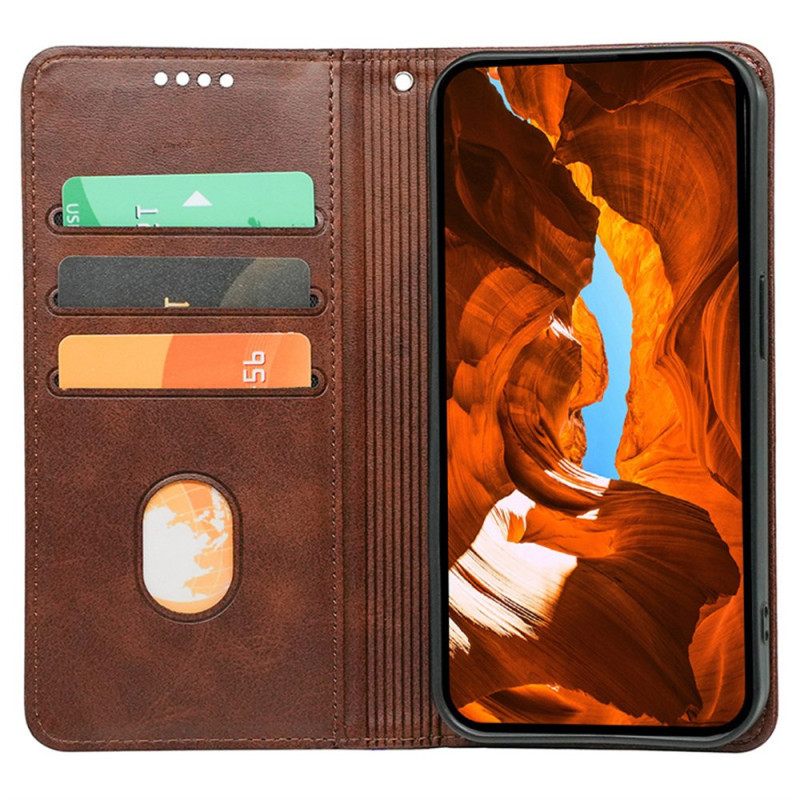 Folio-hoesje Samsung Galaxy S25 5g Edge Premium Vintage