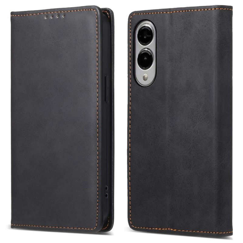 Folio-hoesje Samsung Galaxy S25 5g Edge Rfid-blokkerend Kunstleer Bescherming Hoesje