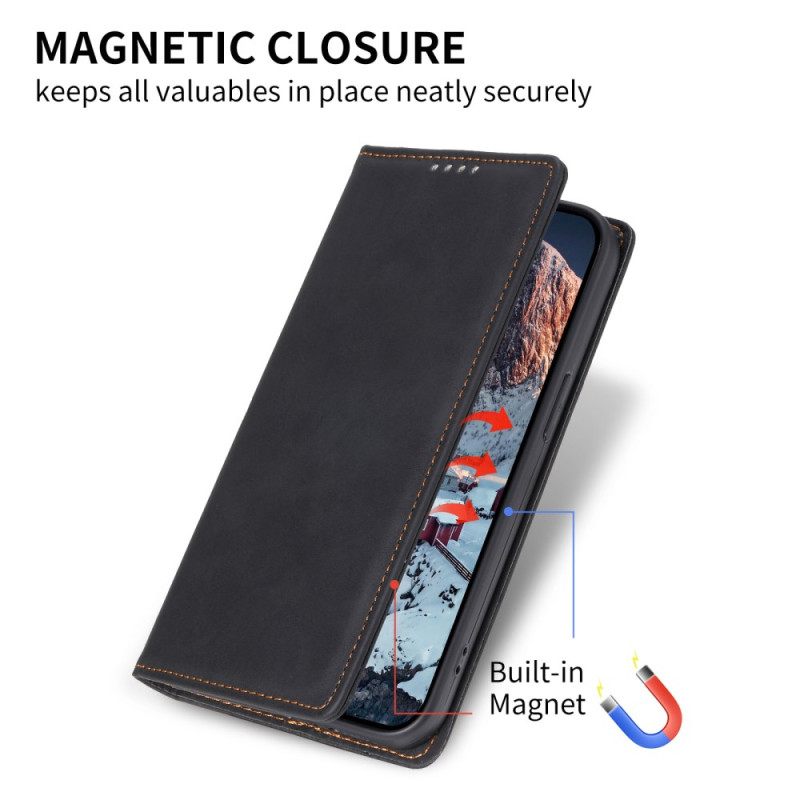 Folio-hoesje Samsung Galaxy S25 5g Edge Rfid-blokkerend Kunstleer Bescherming Hoesje