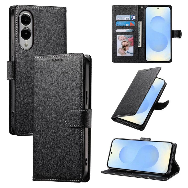 Folio-hoesje Samsung Galaxy S25 5g Edge Telefoonhoesje Kunstleer