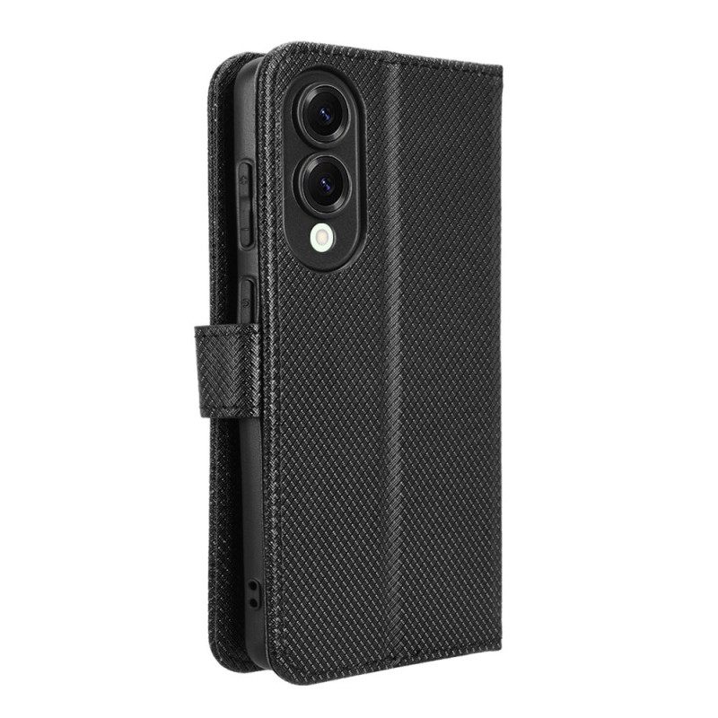 Folio-hoesje Samsung Galaxy S25 5g Edge Telefoonhoesje Stippen Op De Band