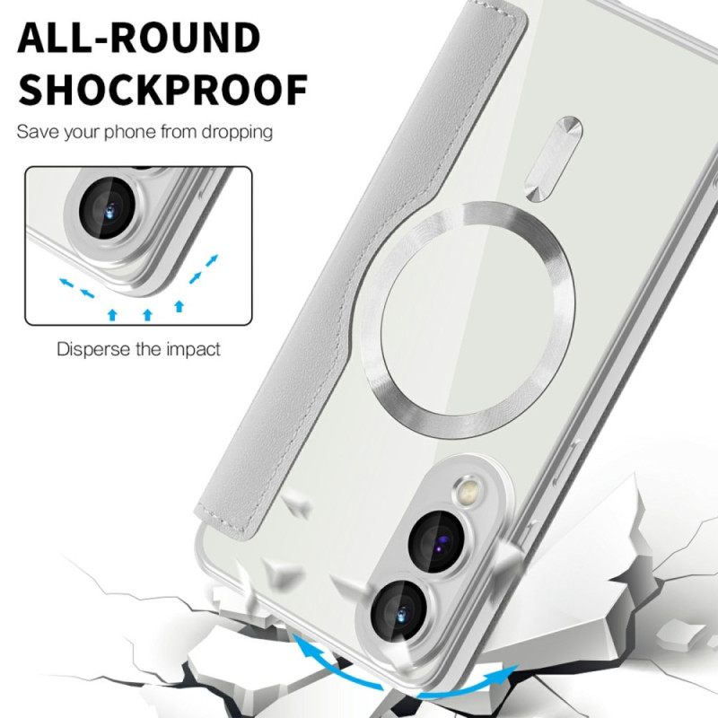 Folio-hoesje Voor Samsung Galaxy S25 5g Edge Gewatteerd Magsafe-compatibel