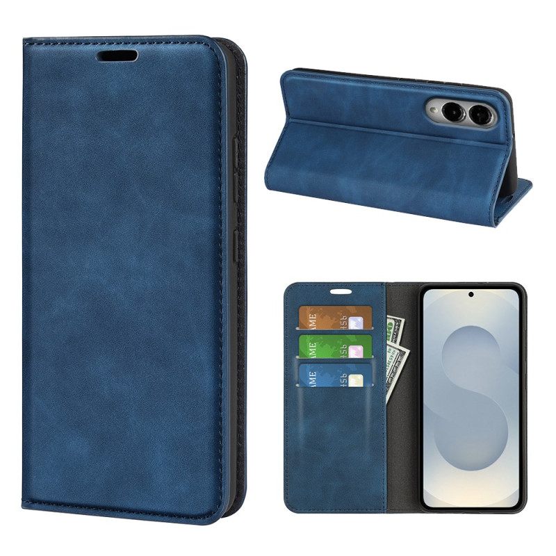 Folio-hoesje Voor Samsung Galaxy S25 5g Edge Lederen Stijl