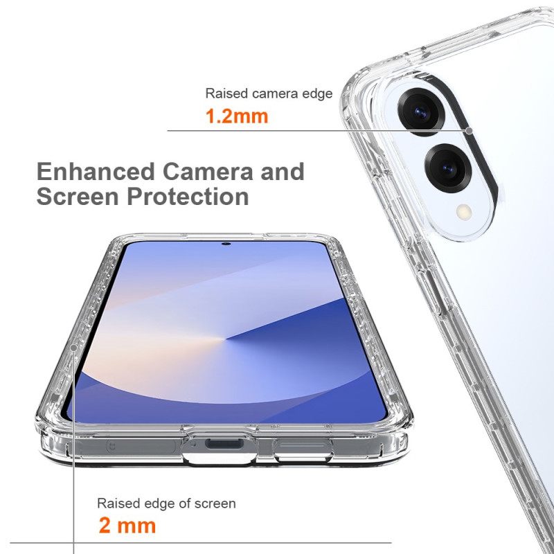 Hoesje Samsung Galaxy S25 5g Edge 2-in-1 Transparant