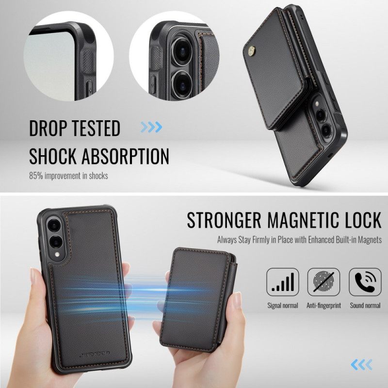 Hoesje Samsung Galaxy S25 5g Edge Afneembare Jeehood Magnetische Kaarthouder