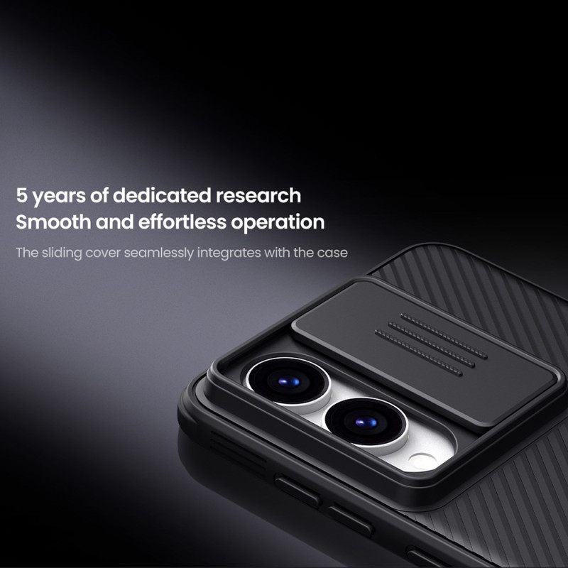 Hoesje Samsung Galaxy S25 5g Edge Camshield Pro Met Schuifbare Cameracover Nillkin