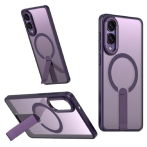 Hoesje Samsung Galaxy S25 5g Edge Compatibel Met Magsafe Met Geïntegreerde Standaard Bescherming Hoesje