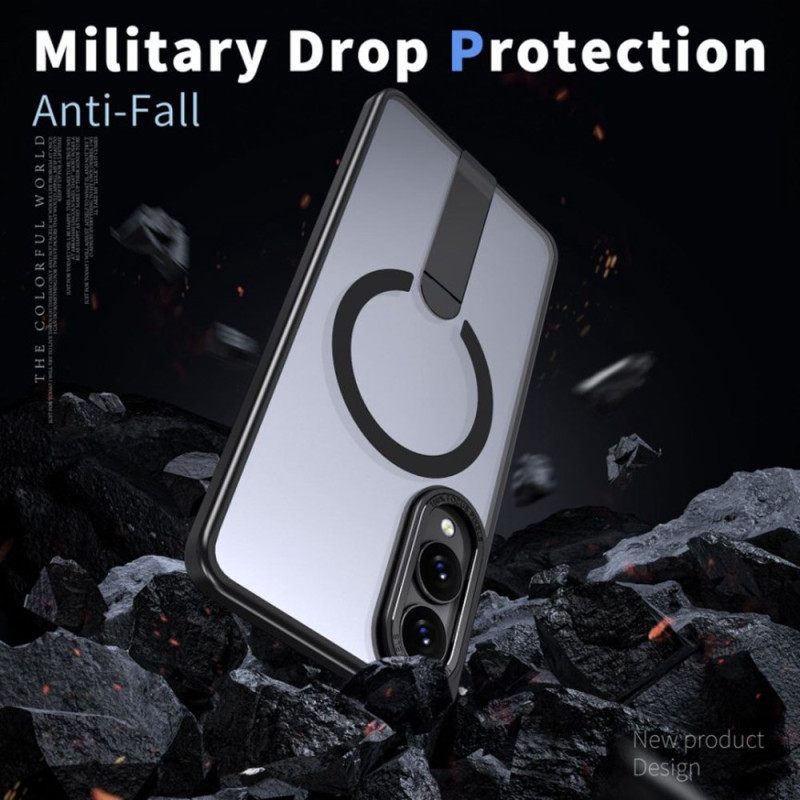 Hoesje Samsung Galaxy S25 5g Edge Compatibel Met Magsafe Met Geïntegreerde Standaard Bescherming Hoesje