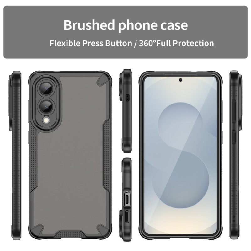 Hoesje Samsung Galaxy S25 5g Edge Geborsteld Doorschijnend