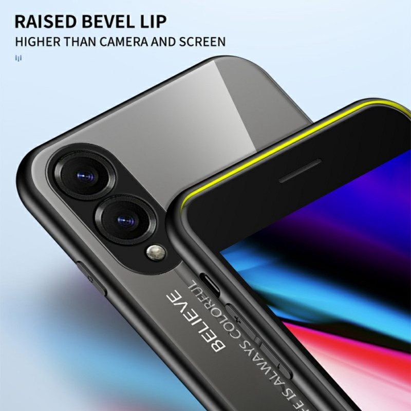 Hoesje Samsung Galaxy S25 5g Edge Gehard Glas