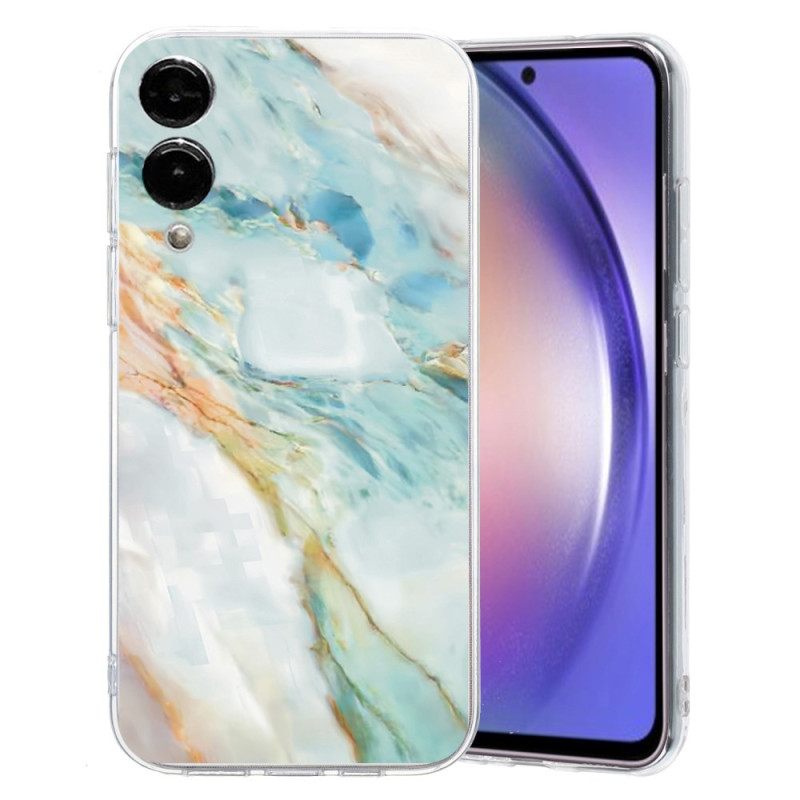 Hoesje Samsung Galaxy S25 5g Edge Groen Marmer