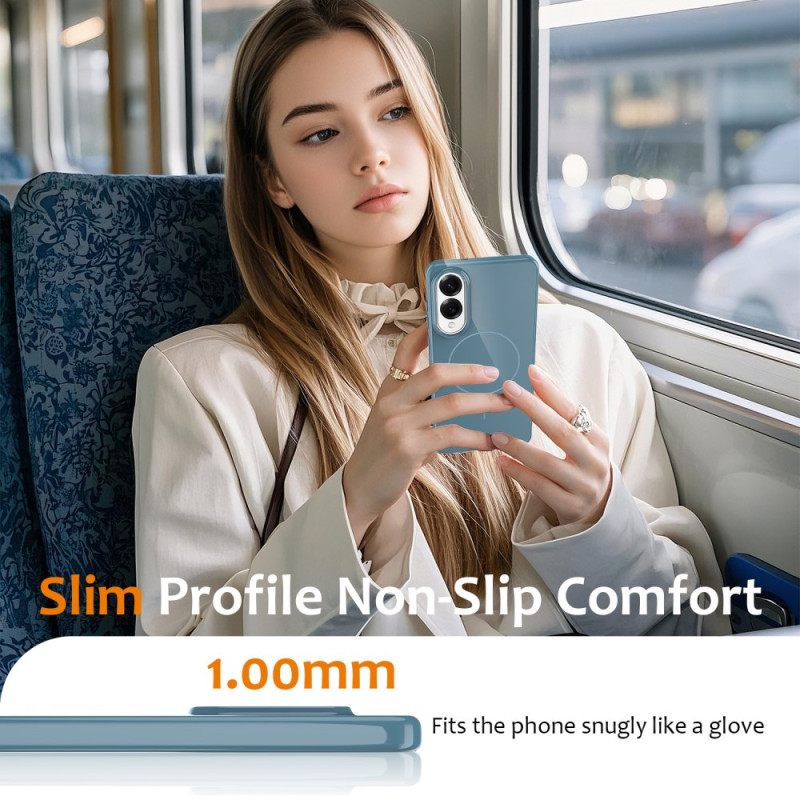 Hoesje Samsung Galaxy S25 5g Edge Magsafe-compatibel Met Draagkoord