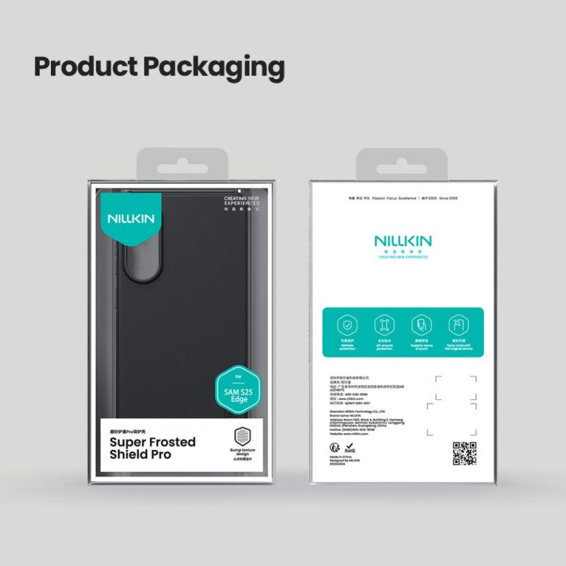 Hoesje Samsung Galaxy S25 5g Edge Mat Shield Pro Nillkin