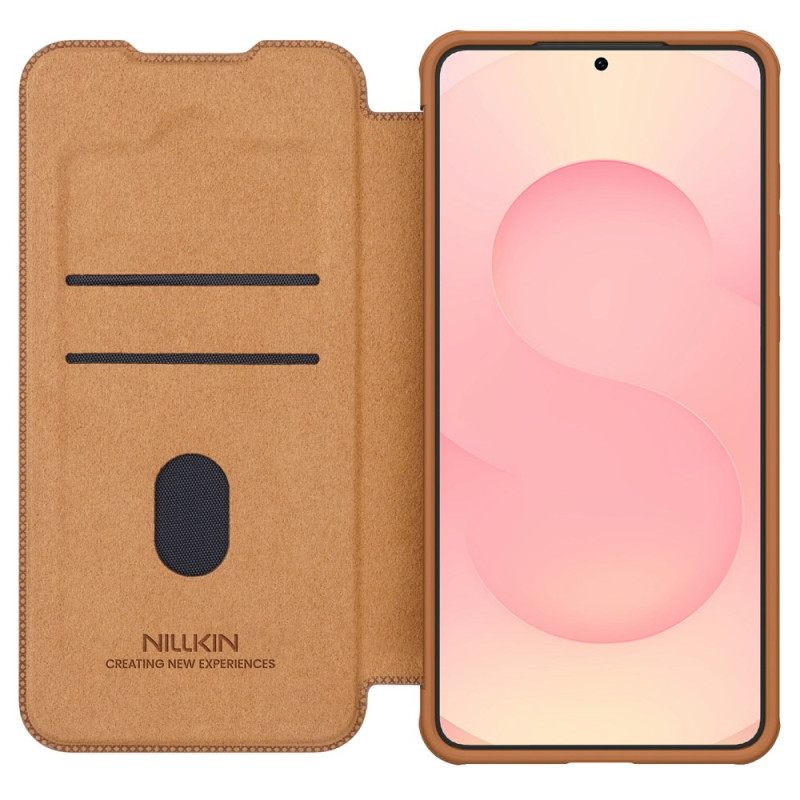 Hoesje Samsung Galaxy S25 5g Edge Qin Pro-serie Nillkin