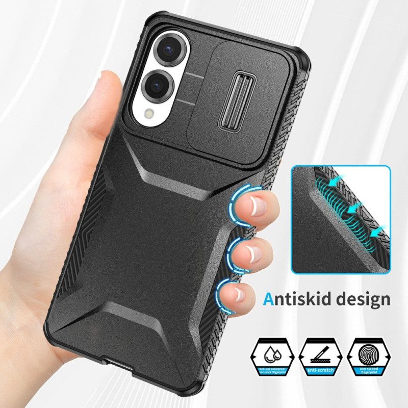 Hoesje Samsung Galaxy S25 5g Edge Robuust Metaaleffect