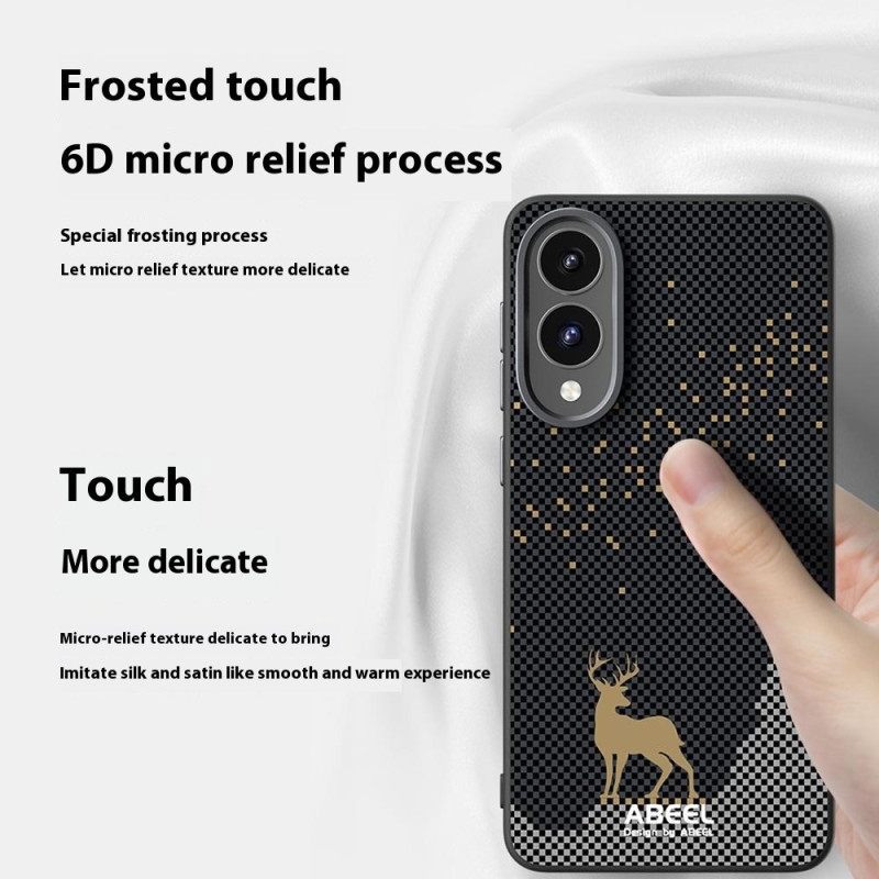 Hoesje Samsung Galaxy S25 5g Edge Ultradunne Chinese Muur (magsafe-compatibel) Abeel Bescherming Hoesje