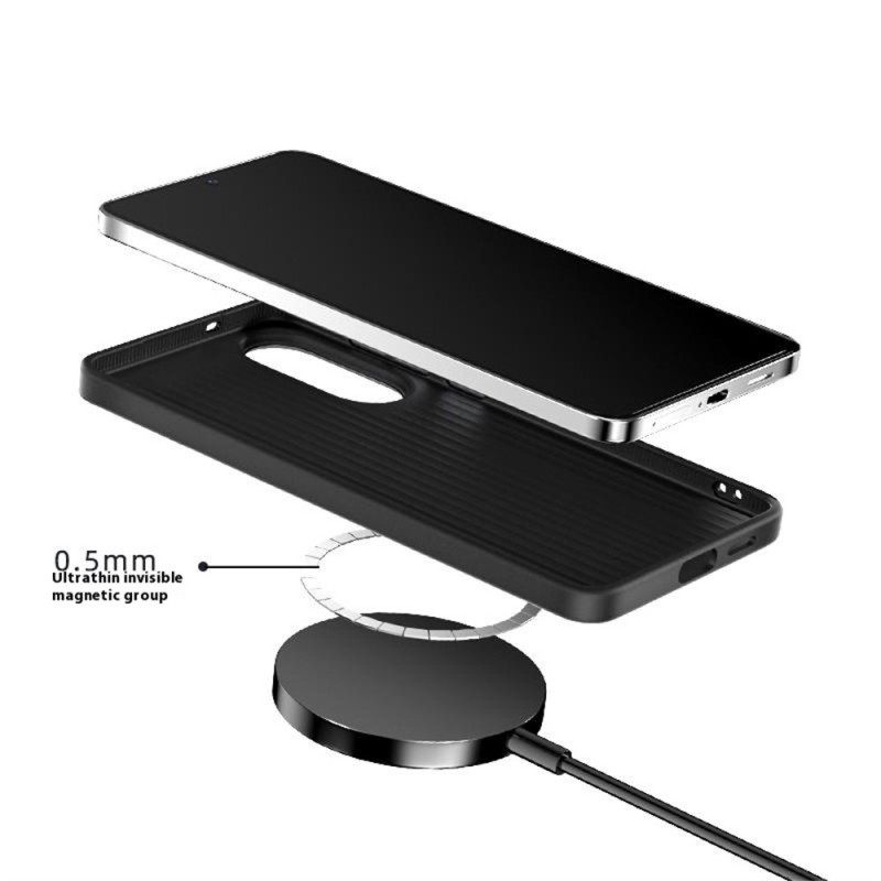 Hoesje Samsung Galaxy S25 5g Edge Ultradunne Hertenhouder (magsafe-compatibel)