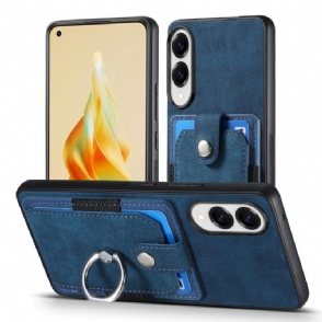 Hoesje Voor Samsung Galaxy S25 5g Edge Kaarthouder En Ringhouder