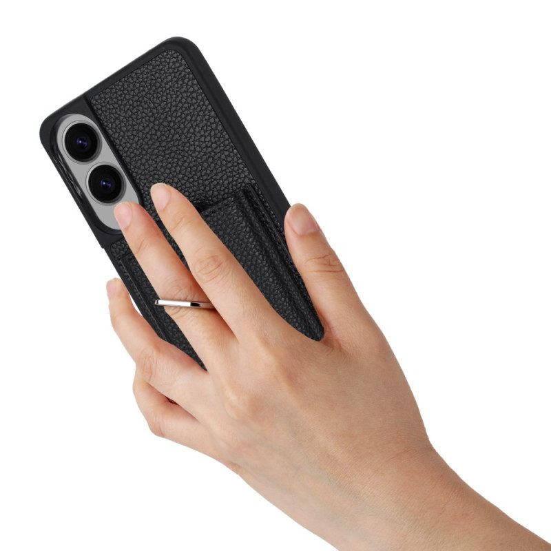 Hoesje Voor Samsung Galaxy S25 5g Edge Ringhouder En Kaarthouder