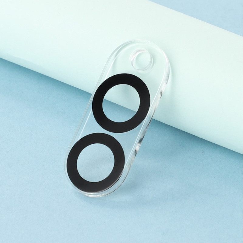 Lensbeschermer Van Gehard Glas Voor Samsung Galaxy S25 Edge (zwart Rond Ontwerp)