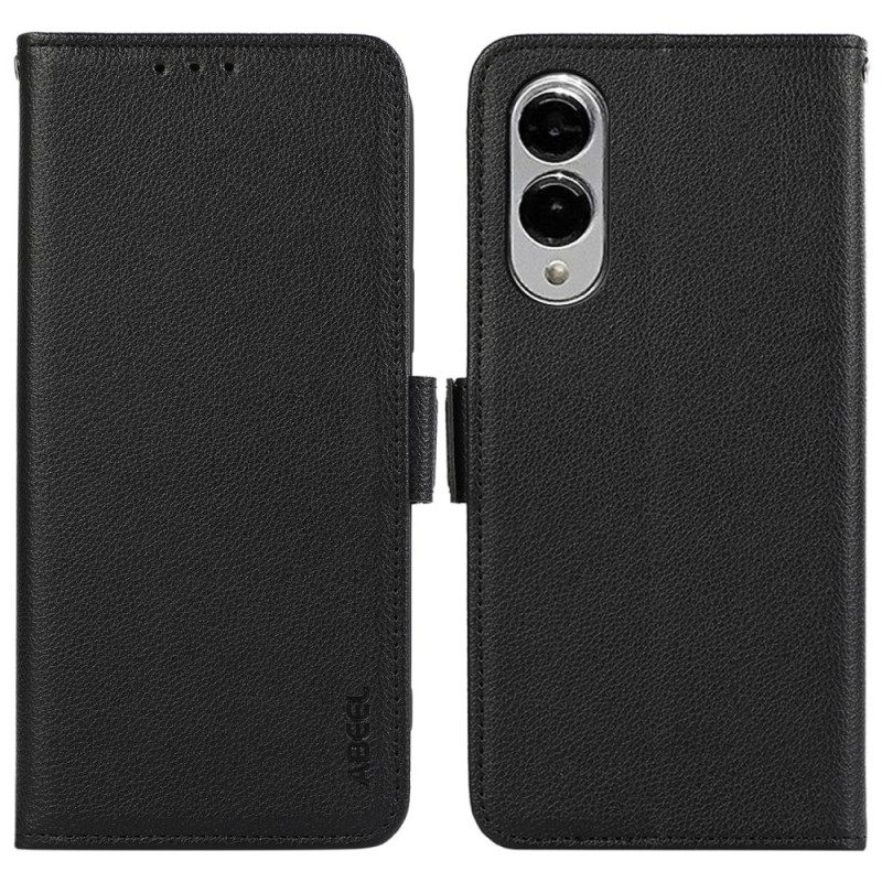 Leren Hoesje Samsung Galaxy S25 5g Edge Abeel Rfid-bescherming Bescherming Hoesje