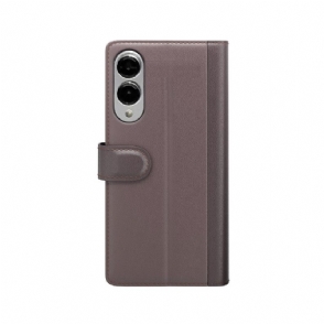 Leren Hoesje Samsung Galaxy S25 5g Edge Echt Leer