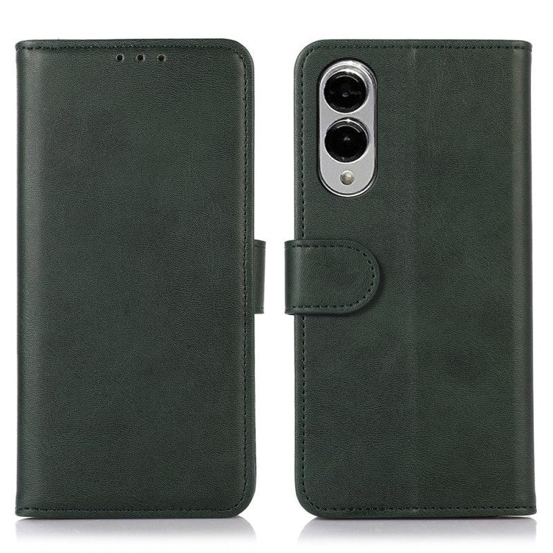 Leren Hoesje Samsung Galaxy S25 5g Edge Gestructureerd Leer Bescherming Hoesje