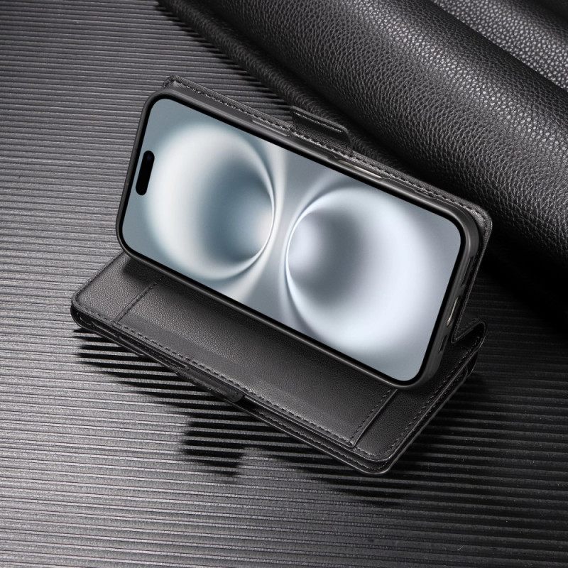 Leren Hoesje Samsung Galaxy S25 5g Edge Kaarthouder En Polsbandje