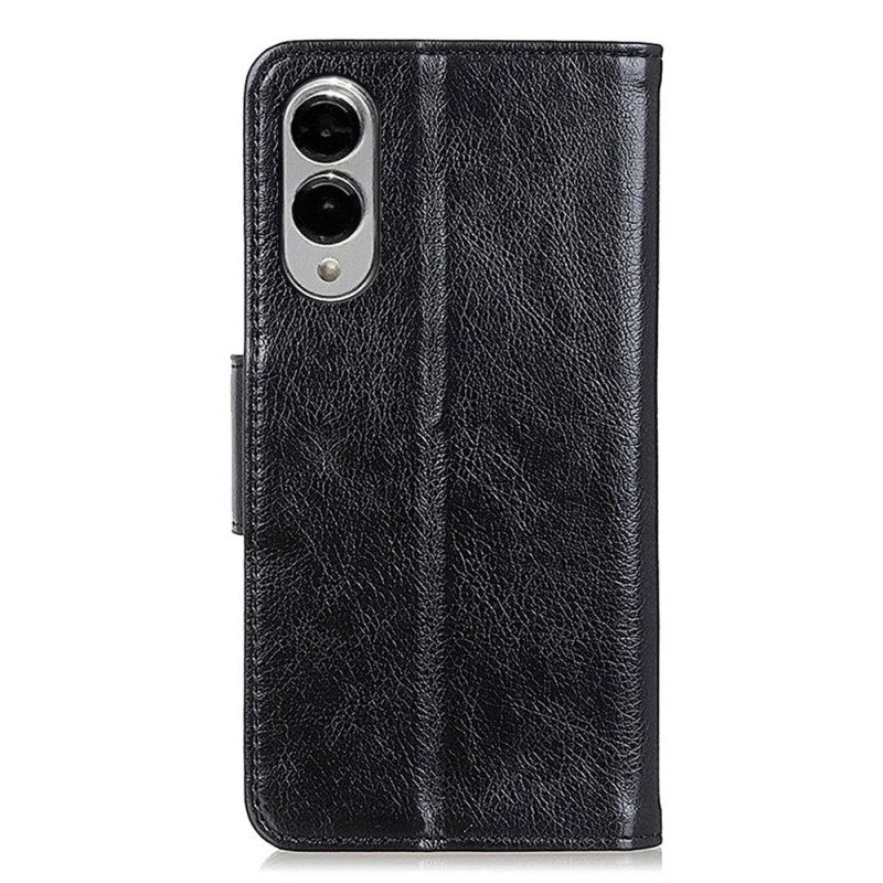 Leren Hoesje Samsung Galaxy S25 5g Edge Nappa Leer Bescherming Hoesje