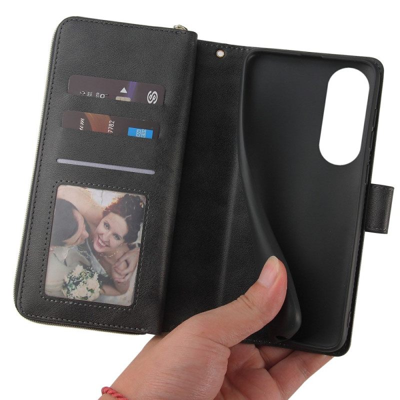 Leren Hoesje Samsung Galaxy S25 5g Edge Portemonnee En Etui Bescherming Hoesje