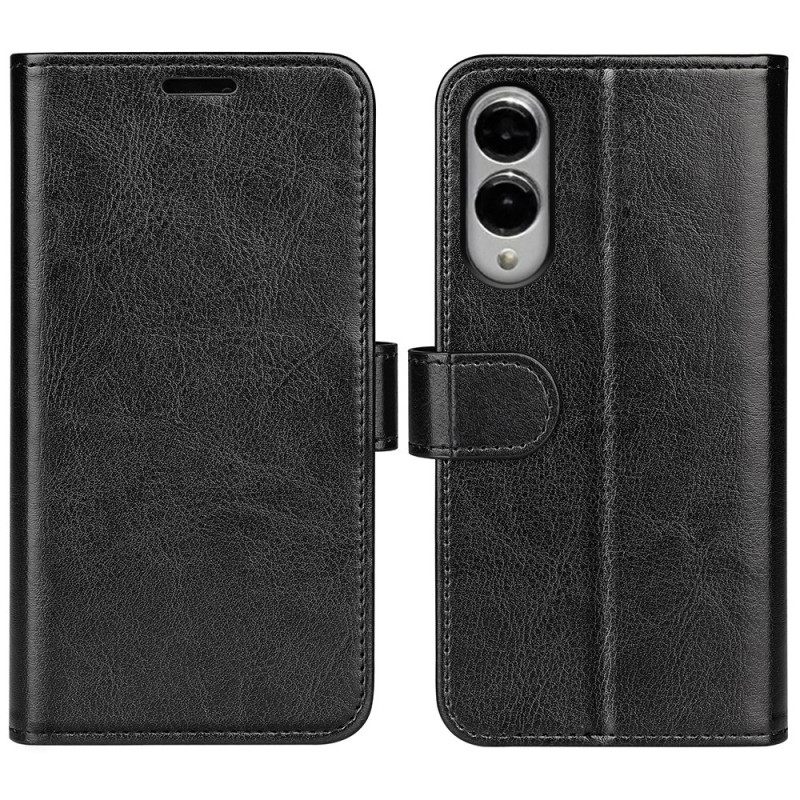 Leren Hoesje Samsung Galaxy S25 5g Edge Vintage Bescherming Hoesje