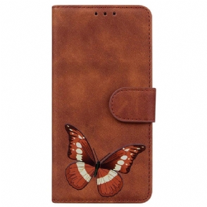 Leren Hoesje Samsung Galaxy S25 5g Edge Vlinder