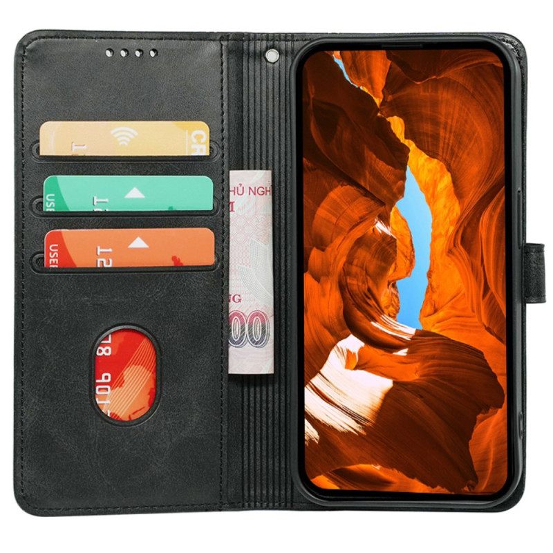 Leren Hoesje Voor Samsung Galaxy S25 5g Edge Premium Vintage