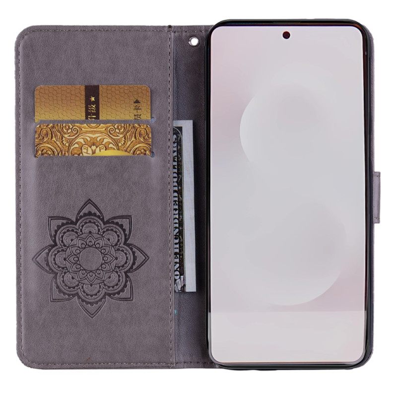 Leren Hoesje Voor Samsung Galaxy S25 5g Edge Uilen En Band