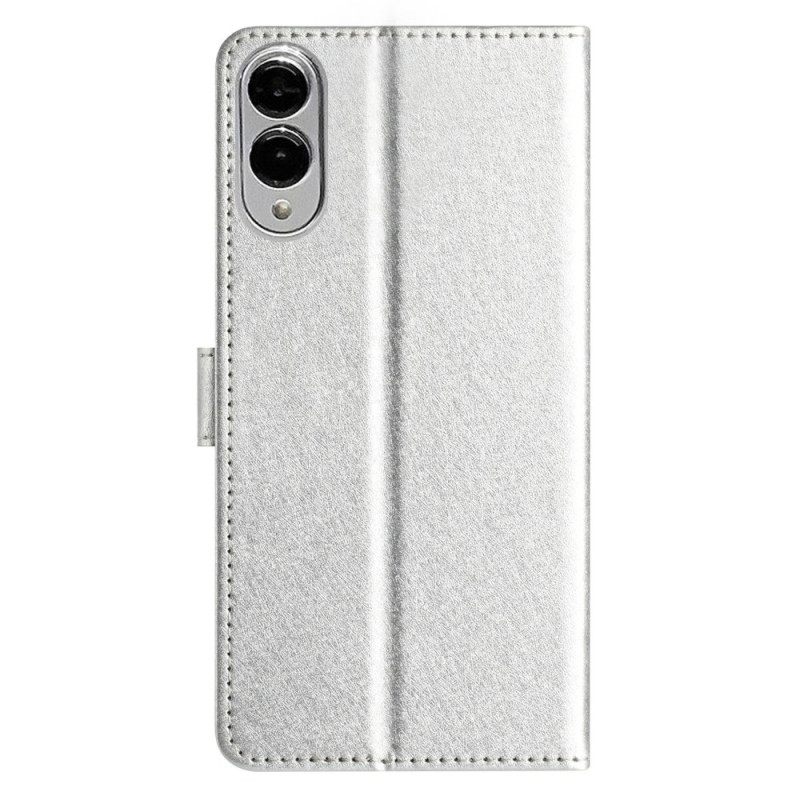 Leren Hoesje Voor Samsung Galaxy S25 5g Edge Zijdetextuur