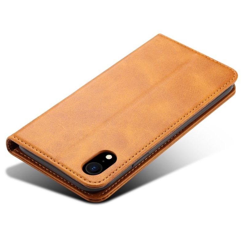 Folio-hoesje voor iPhone XR Flip-stijl Leer