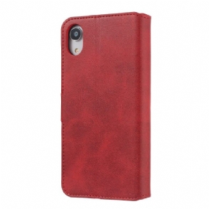 Folio-hoesje voor iPhone XR Klassieke Kaarthouder