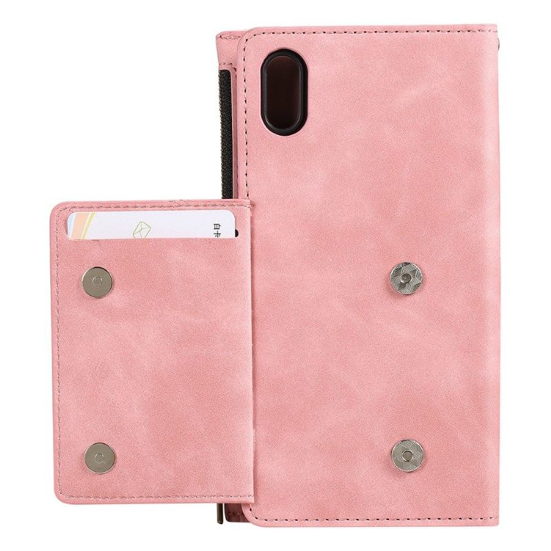 Folio-hoesje voor iPhone XR Portemonnee Standfunctie