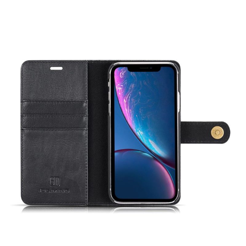 Hoesje Folio-hoesje voor iPhone XR Anti-fall Bescherming Hoesje 2 in 1 Afneembaar