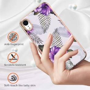 Hoesje voor iPhone XR Exotische Bloemen