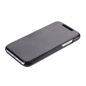 Hoesje voor iPhone XR Folio-hoesje Spiegeleffect