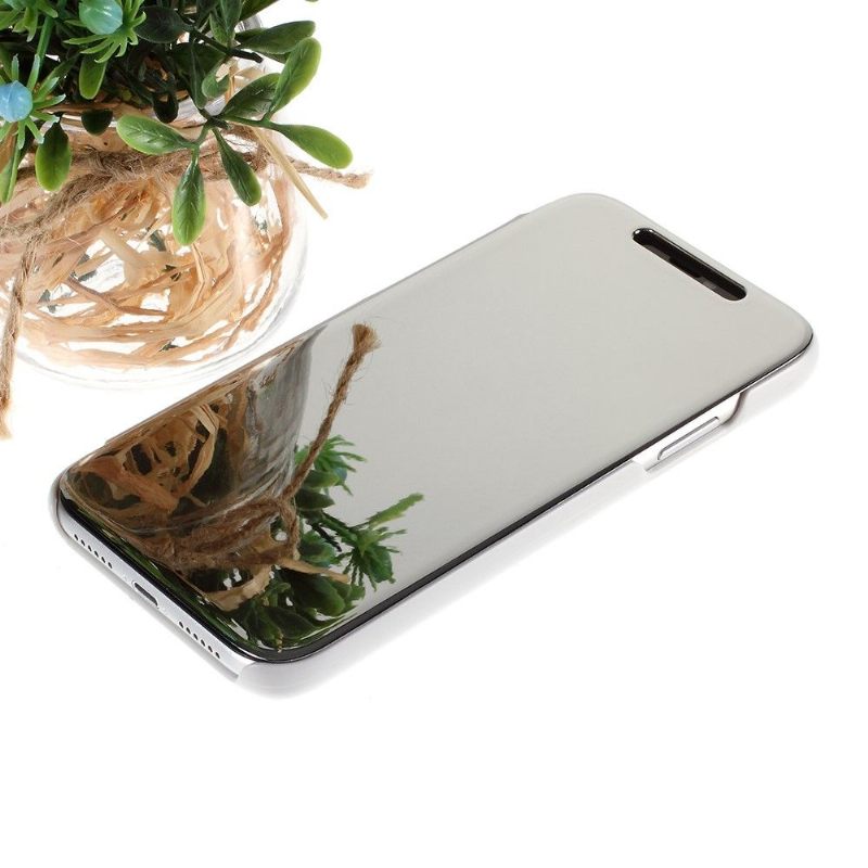 Hoesje voor iPhone XR Folio-hoesje Spiegeleffect