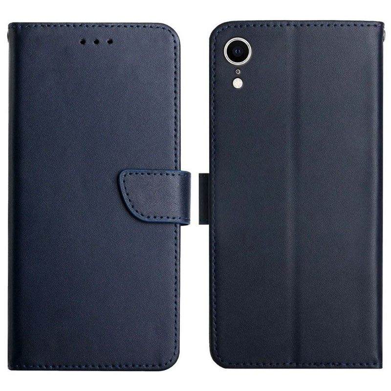 Leren Hoesje voor iPhone XR Glad Leer
