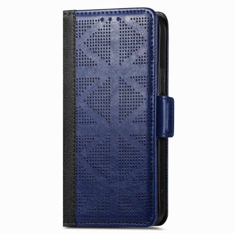 Leren Hoesje voor iPhone XR Kunstleer Met Gaten