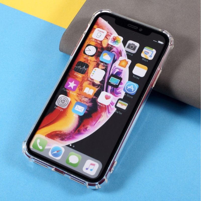 Telefoonhoesje voor iPhone XR Transparante Versterkte Hoeken