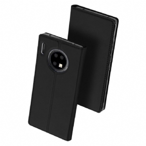 Folio-hoesje voor Huawei Mate 30 Pro Kaarthouder Met Satijncoating