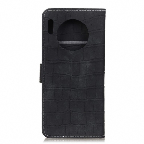 Folio-hoesje voor Huawei Mate 30 Pro Kunstleer Krokodil-effect