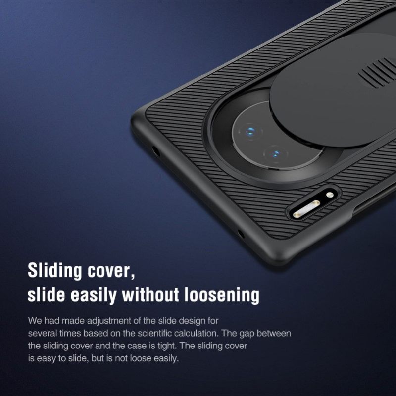 Hoesje voor Huawei Mate 30 Pro Camshield Met Achterste Lensdop